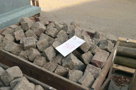 Pallet with about 350 red brick. Pallet and frame not included