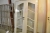 Fransk dør med glasfyldningsdør og sprosser. Karmmål ca. 121 x 192 cm