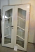 French door with glass filling and transoms. Frame dimensions approximately 121 x 192 cm