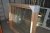 2 x Fensterbänke, Holz, weiß. Rahmenabmessungen, B x H, ca. 108 x 127. Breite etwa 10,5 cm + 2 x Fenster unbehandelt, bxh ca. 129 x 129 cm, Doppelverglasung
