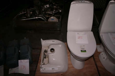 Ifø 2skyl toilet og håndvask
