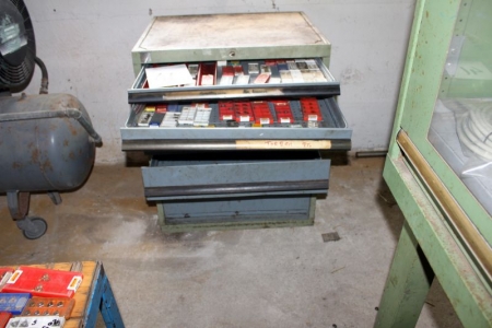 Tool Drawer Section containing plaques