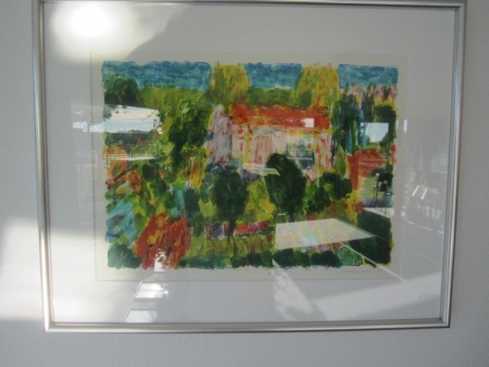 Lithography signed Linnemann / 98, No. 8/250, about 68x54 cm