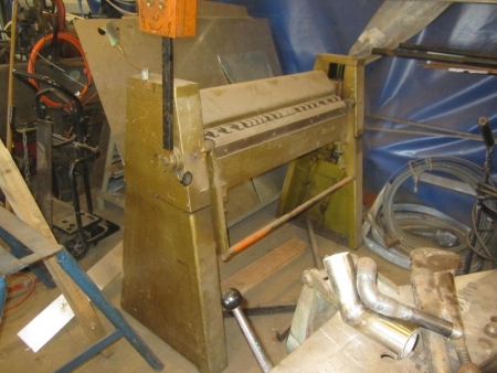 Swing-Biegemaschine, Arbeitsbreite 1000 mm, Hersteller unbekannt