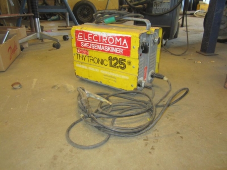 Electrode Electroma Thytronic 125 with svejsekabel- and handles, power cable, ground cable + dry box for electrodes
