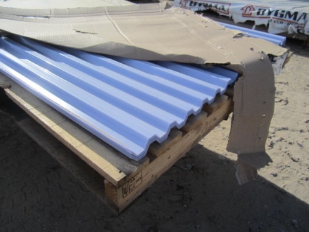 11 pcs trapezoidal rooflights, Plastmo Jumbolite 75/20, approximately 105x240