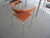3 Stück Stühle Cinus von Rumas, in Kirsche / chrom mit polsterryg, Design: Troels Grum-Schwensen. Die Stühle sind stapelbar und in gutem Zustand