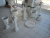 Approximately 21 units of Lahema marble molded shapes (the outdoors) or Lahema molded figures, see photos