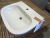 1 piece Duravit white porcelain sink, approximately 60x46, unused