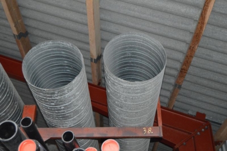 Ventilation tubes, ca. 11 meters, ø 400 mm