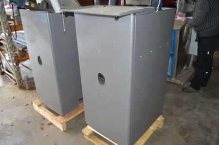 Fuel storage for stoker furnace. Biawar manufacturer, type Z300L. Incl. auger length about 150 cm. Make: Biawar