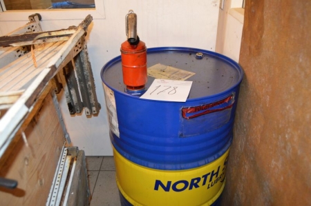 200 liter drum with manual pump. Unopened