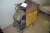CO2 welding machine, ESAB Compact 400 Professional. Cooling tank. Welding cables and welding handle. Mounted in a frame on wheels. Unknown condition.