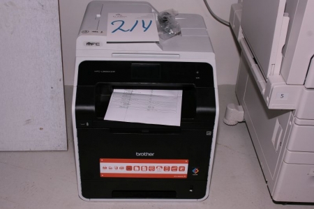 Multifunktion farveprinter. Mrk. Brother MFC-L8650CDW, trådløs, scan, print, kopi, fax. Testet OK