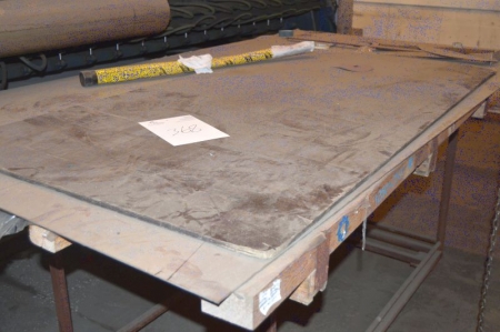 Stainless steel plate, about 1250 x 2500 x 2 mm