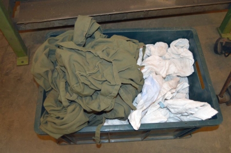 Box with cloths