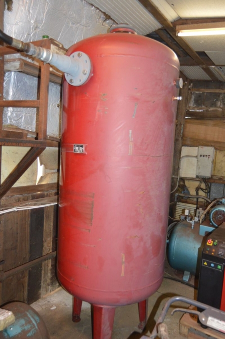 Pressure vessel, 1000 liters, 10.5 bar