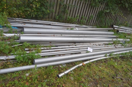 Lot of stainless steel pipes