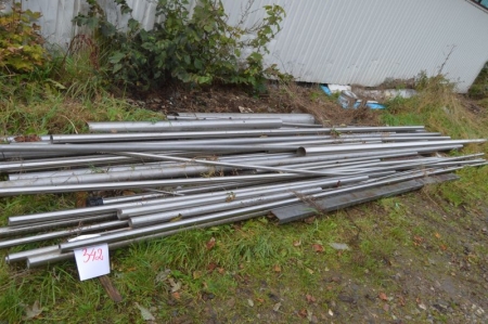Lot of stainless steel pipes