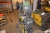 CO2 welding rectifier, ESAB Aristomig 400+ wire feed unit, Aristofeed 30. Welding cables. Welding torch. Water-cooled. Mounted in a frame on wheels