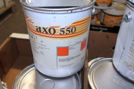 maskinmaling AXO 550, grå 3 x 5 liter