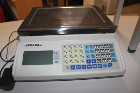 Digital vægt, Epelsa model ECO min 100 gr max 15 kg 