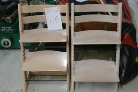 2p Stokke Trip Trap chairs