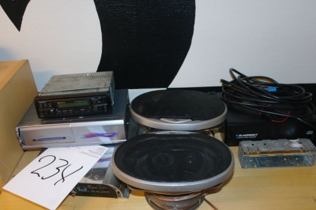 Various radio parts, Sony / Blaupunkt