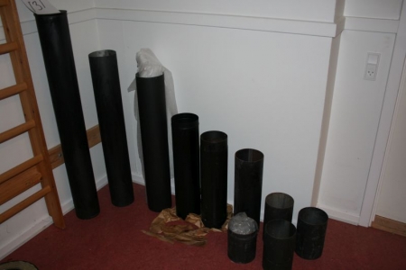 Flue pipe Ø150mm in lengths from 200-1200mm