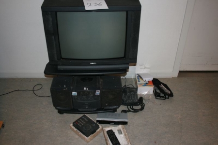 Philips TV + various other electronics