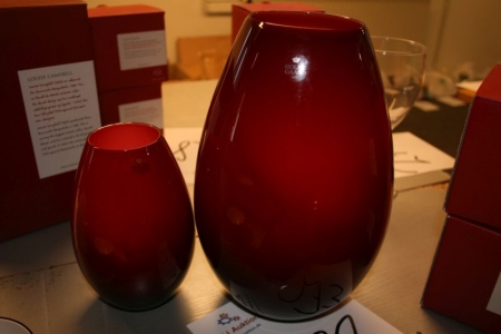 Holmegaard (Cocoon) Vases, 2