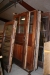 2stk mahogni døre, ca.960x2000mm + 1stk dør i fyrretræ ca. 968x2080mm