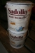 2 x 5 liters of alkyd paint, Sadolin, helblank, white