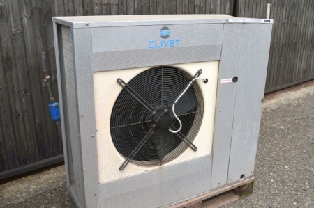 Evaporator, Clivet. Type and capacity not specified