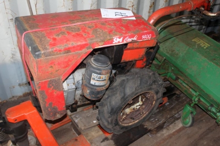 Tool Carrier with broom 1200 mm, SM Combi 1400, gearbox defect