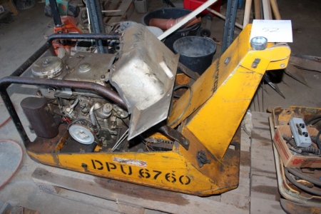 Pladevibrator, Wacker separated / condition unknown