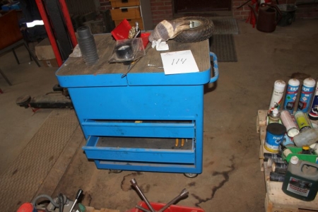 Tool trolley with drawers