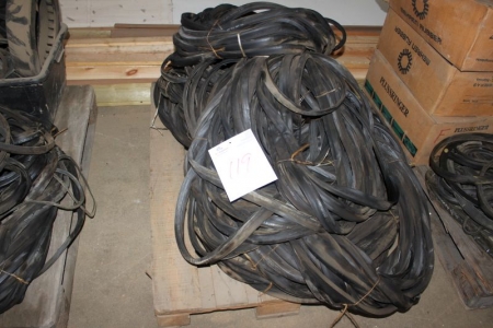 Pallet with various belts and hoses