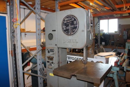 Metal band saw with tightening, model ML