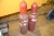 2 x 5 kg. acetylene bottles. Can be exchanged without problems