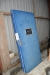 Fire door with frame. Frame dimensions approximately 98 x 212 cm
