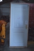 Door, wood, white, with frame. Frame dimensions approximately 90 x 215 cm