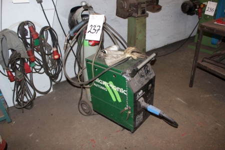 Welding machine, Migatronic Automig 273 bottles not included