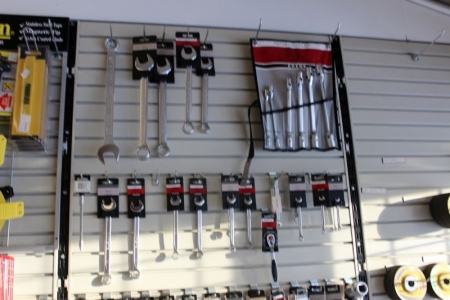 Various wrenches + tops etc.