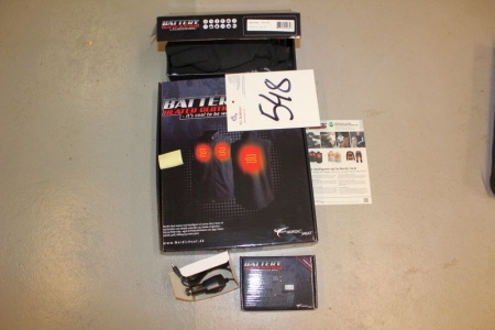 West str. XXL and gloves with heat, Battery Heated Clothing inc. Battery charger