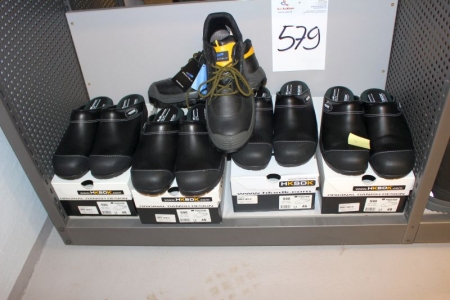 4 pairs of safety clog HKS + safety str. 46 NEW