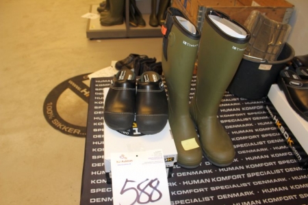Safety clogs HKS + Tretorn rubber boots str. 43 NEW