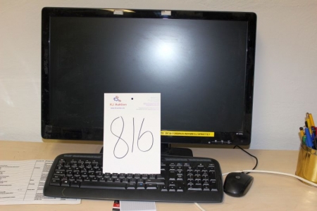 PC-Monitor HP 2311x + Tastatur und Maus