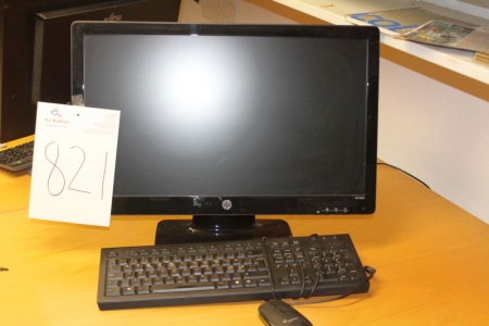 PC-Monitor HP 2311x + Tastatur und Maus