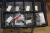 Berner sortiment kasse med 5 skuffer med indhold af låseskiver + gummipropper + trækfjedre 